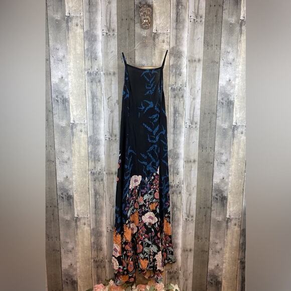 NWT Free People Embrace It Maxi Dress in Black Combo Size Small. - Picture 2 of 15